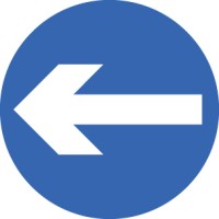 Direction Arrow Left / Right - Class R2 - Permanent 
