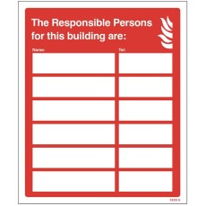 The Responsible Persons for this Building are: