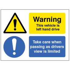 This Vehicle Is Left-Hand Drive - Take Care When Passing As Drivers View Is Limited