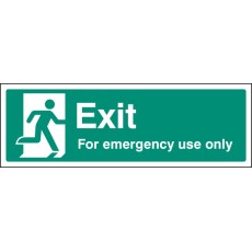 Exit for Emergency Use Only