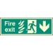 HTM Fire Exit - Arrow Down