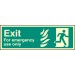 HTM Exit for Emergency Use Only - Right