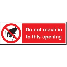 Do Not Reach in to this Opening
