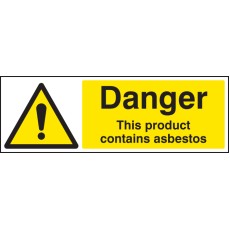 Danger - this Product Contains Asbestos