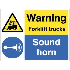 Warning - Forklift Trucks Sound Horn