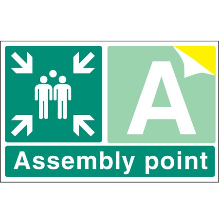Special Assembly Point - Rigid Plastic - 600 x 400mm