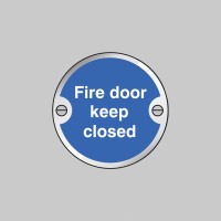 Fire Door Keep Closed Disc