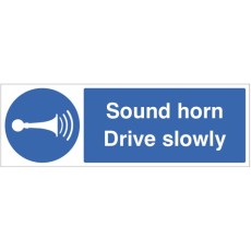 Sound Horn Drive Slowly