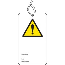 ! - Double Sided Safety Tag (Pack of 10)