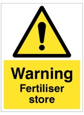 Warning - Fertiliser Store