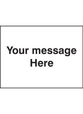 Door Screen Sign - Custom (Your Message)
