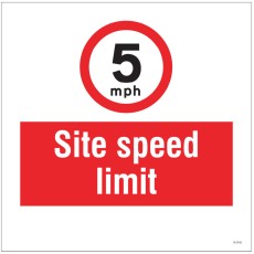 5mph Site Speed Limit - Add a Logo - Site Saver