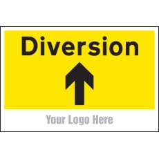 Diversion: Arrow Up / Straight On - Add a Logo - Site Saver