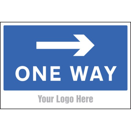One Way: Arrow Right - Add a Logo - Site Saver