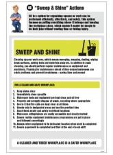 Sweep & Shine Actions Information - Poster