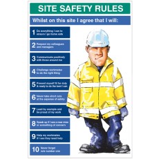 Site Safety Rules - Whilst On Site I Agree to: