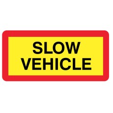Slow Vehicle Panel - Short Length