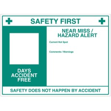 Safety First - Dry Wipe Board