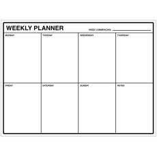 Weekly Planner - Dry Wipe Board