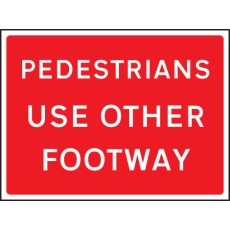 Pedestrians Use Other Footway - Class RA1 