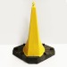 Caution Wet Floor - Double Sided Yellow Cone