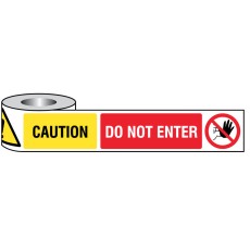 Caution - - Do Not Enter Non-Adhesive Barrier Tape