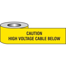 Caution - High Voltage Cable Below Underground Tape
