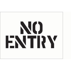Stencil Kit - No Entry
