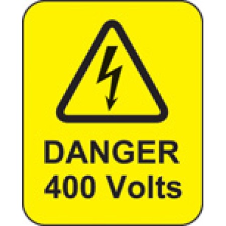 Danger - 400 Volts Labels