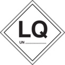 Roll of 100 LQ UN Labels - 100 x 100mm 