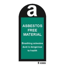 Asbestos Free Material Labels