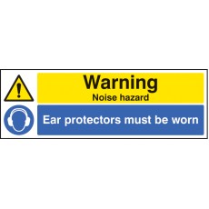 Warning - Noise Hazard Ear Protection Must be Worn