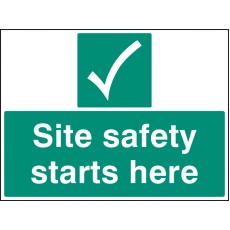 Site Safety Starts Here