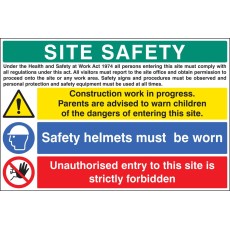 Site Safety - Construction Work in Progress