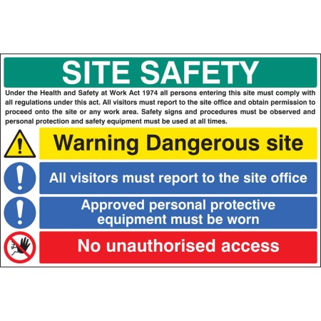 Site Safety - Visitors - Access - Protective Clothing