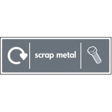 WRAP Recycling Sign - Scrap Metal