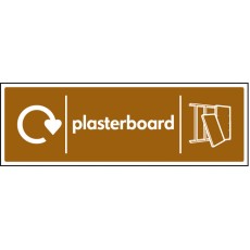 WRAP Recycling Sign - Plasterboard
