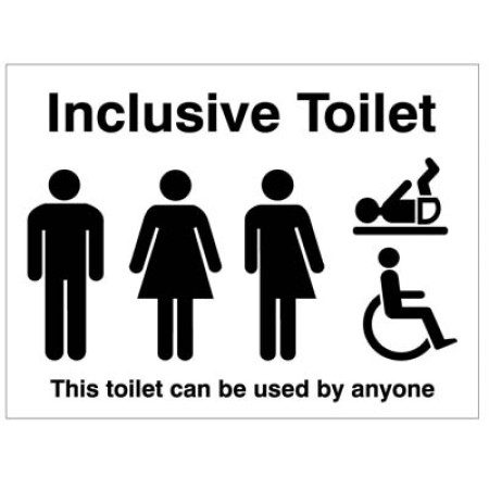 Inclusive Toilet This Toilet Can be Used by anyone