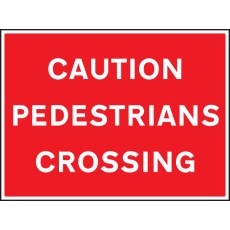 Caution - Pedestrians Crossing