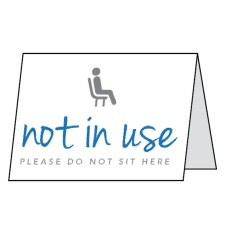 Please Do Not Sit Here - Double Sided Table Cards (Pack of 5)