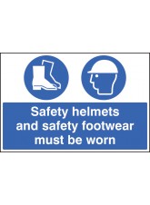 Safety Helmets and Safety Footwear Must be Worn